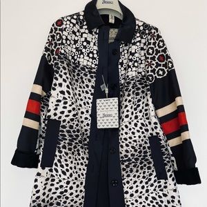 Herno Pierre-Louis Mascia Silk Coat Size 42